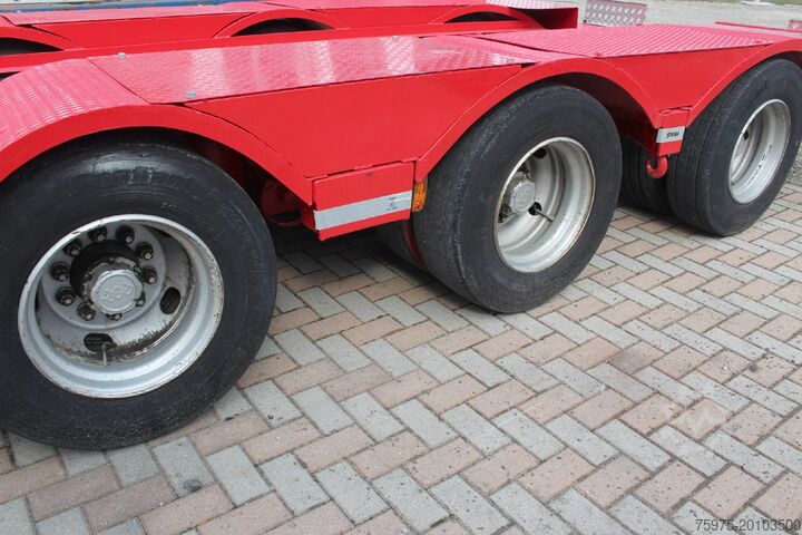 Gjysëm-trailer i ulët për transportin e makinerive ndërtimi BERTOJA carrellone culla vasca verricello usato