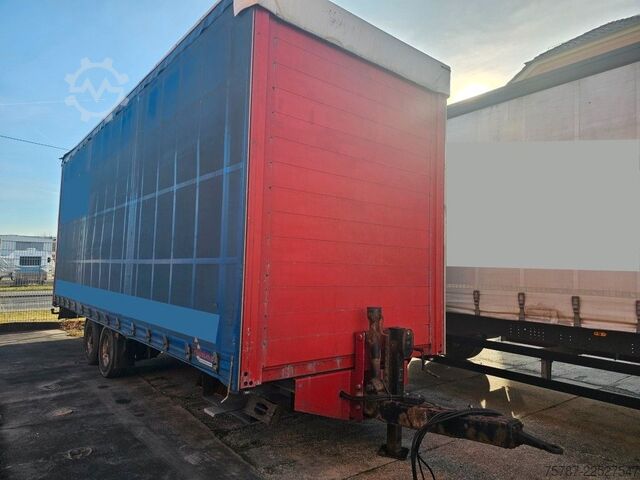 Отворена приколка со церада ACKERMANN-FRUEHAUF Tandem Gardine, Edscha,Hubdach