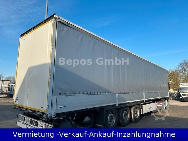 খোলা আধা-ট্রেলার সঙ্গে তারপুলিন KRONE SD - Profi Liner-PK-SAF-Bordwandsieder-Rungen