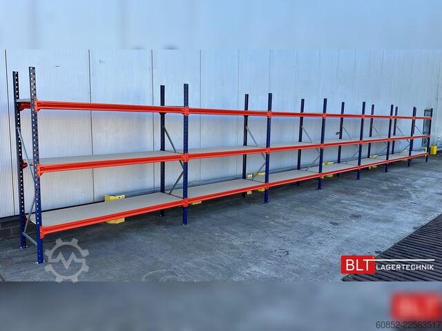 Giá kệ lưu trữ nhịp rộng ca. 28,55 lfm. Weitspannregale H: 200 cm T: 60 cm , 400 kg Fachlast , 3 Ebenen
