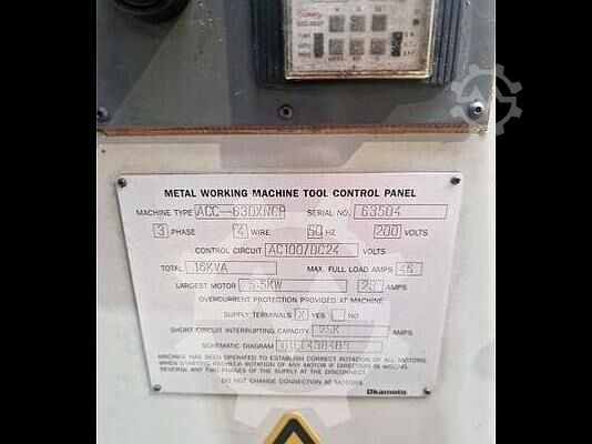 Плоскошліфувальні верстати Okamoto ACC 63DX Okamoto ACC 63DX