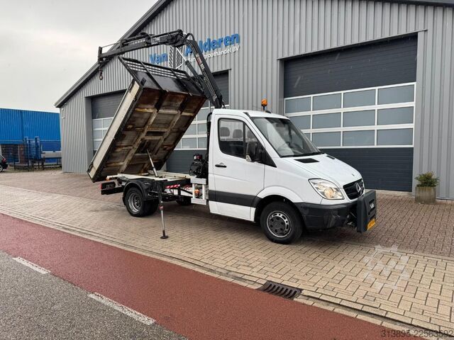 Kamion Mercedes-Benz 513 CDI, Crane Hiab 022-2 kipper