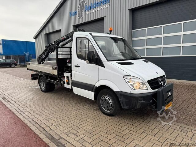 Kamion Mercedes-Benz 513 CDI, Crane Hiab 022-2 kipper