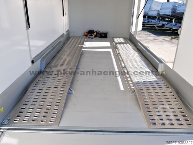 Tilhenger for biltransport Cheval Liberté Roadstar C1000 3500kg Schienen Winde