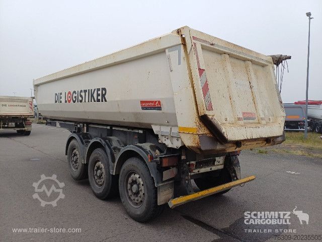 Semi-remorque benne Langendorf Kipper Stahlrundmulde 24m³