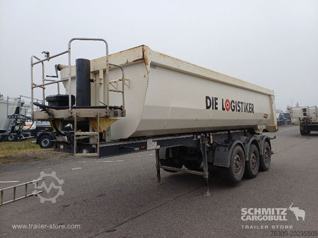 Semi-remorque benne Langendorf Kipper Stahlrundmulde 24m³
