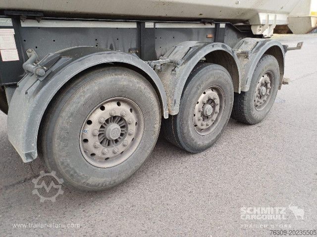 Semi-remorque benne Langendorf Kipper Stahlrundmulde 24m³