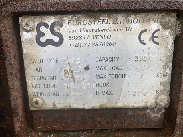 Cuillère Eurosteel TH63 Grapple bucket