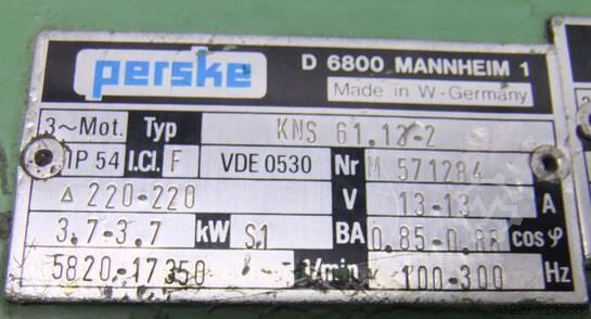 Fräsmotor für Kantenbearbeitungsmaschinen Perske KNS 61.13-2