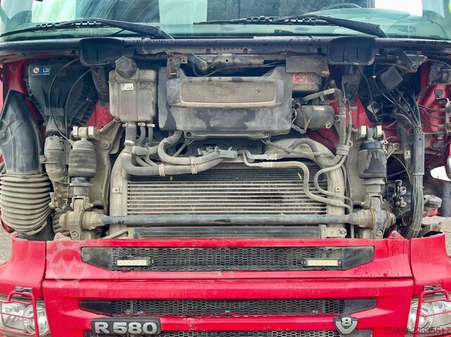 Važiuoklė su kabina Scania R580 V8 6x4, RETARDER, 614915 km FULL SPRING!  ...