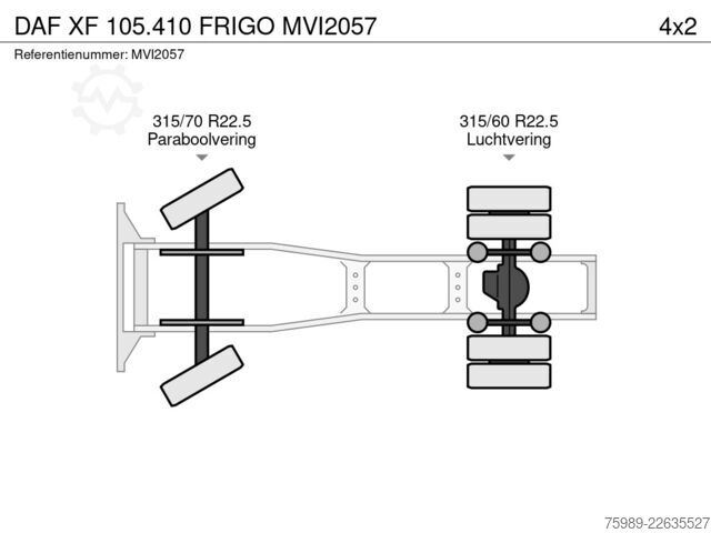 Standard-SZM DAF XF 105.410 FRIGO