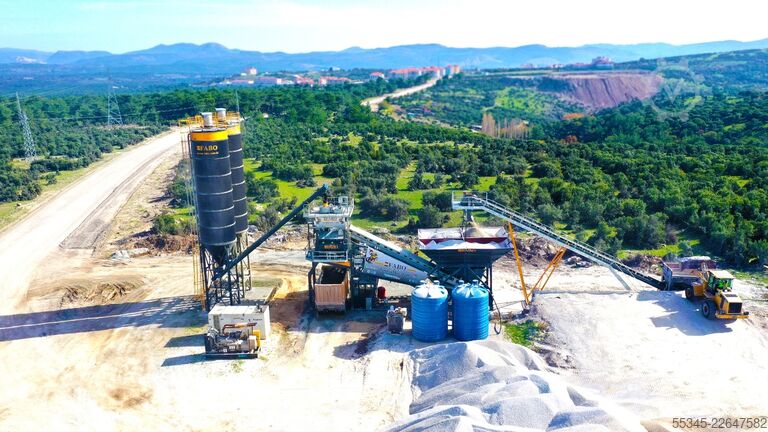 Mobilní betonárna FABO Mobile Concrete Batching Plant 120 m3/h Mobile Concrete Batching Plant