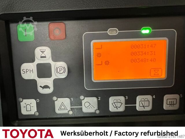 رافعة شوكية كهربائية ذات 3 عجلات Toyota 8 FBEK 16 T / 350 Std.!