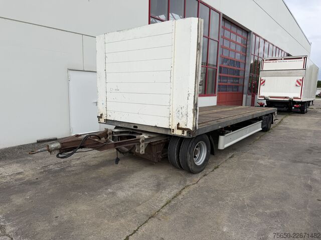 खुला ट्रेलर Fliegl ZPS180  2 Achs Jumbo-Plato- Anhänger