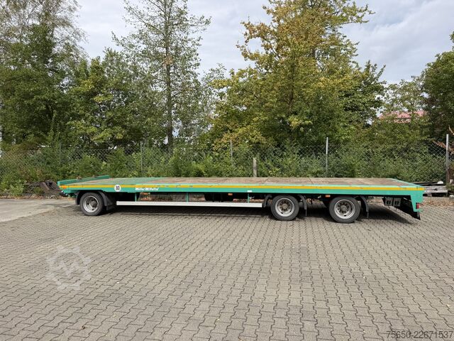 Низкорамный прицеп Müller-Mitteltal TP 24,0  3 Achs Jumbo Prischen 9,40 m, Wenig Benutzt