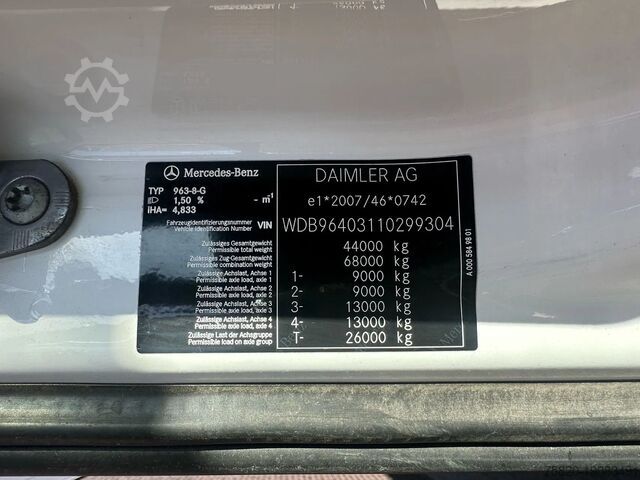 Beton pompası Mercedes-Benz Arocs 4451 8X4 + SERMAC 5Z42 BETONPOMP/BETONPUM...