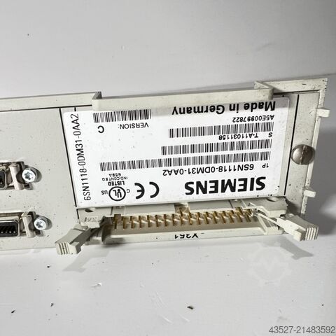 Elektroonika / PLC-juhtimine SIEMENS 6SN1118-0DM31-0AA2