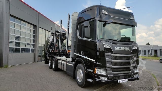 Autocarro forestale SCANIA R590 6x4 Schemel/Kran TAJFUN LIV oder EPSILON