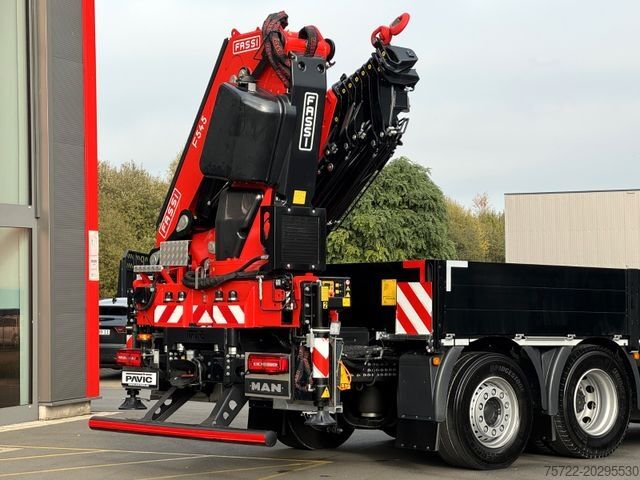 Cần cẩu gắn trên xe tải MAN TGX 26.540 6x2-4 LL Containerpritsche/Fassi 545