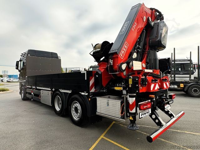 Cần cẩu gắn trên xe tải MAN TGX 26.540 6x2-4 LL Containerpritsche/Fassi 545