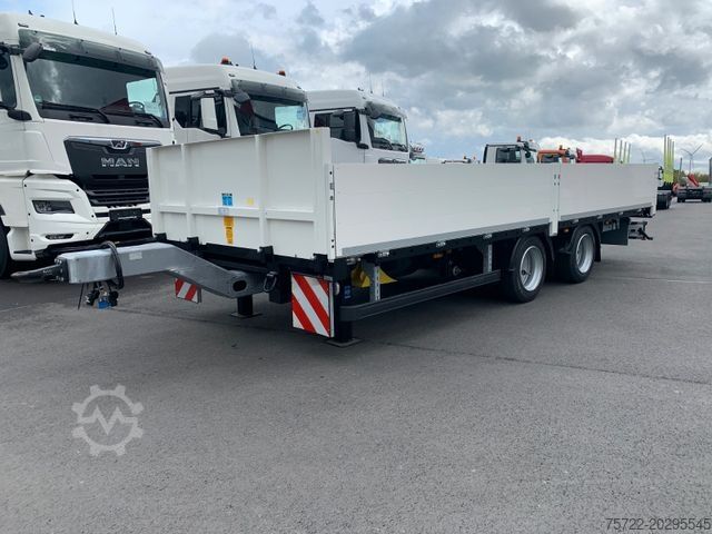 Öppen släpvagn PAVIC TBPA 14 64ZC PRITSCHE MIT CONTAINERVERRIEGELUNG
