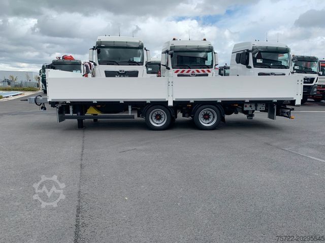 Öppen släpvagn PAVIC TBPA 14 64ZC PRITSCHE MIT CONTAINERVERRIEGELUNG