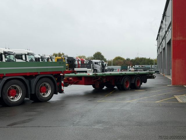Otvorený príves WECON AWZ 218 LZ Containerpritschen-Anhänger