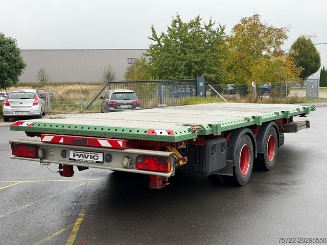 Otvorený príves WECON AWZ 218 LZ Containerpritschen-Anhänger