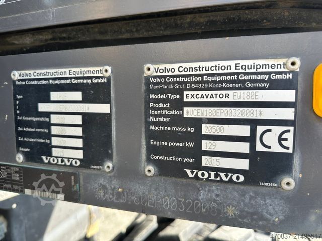 Mobilbagger VOLVO EW 180 E