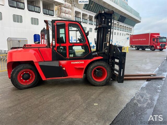 Gaffeltruck Hangcha CPCD120 Forklift w/ hydraulic forks, side shift an