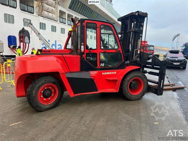 叉车 Hangcha CPCD120 Forklift w/ hydraulic forks, side shift an