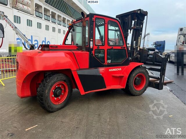 叉车 Hangcha CPCD120 Forklift w/ hydraulic forks, side shift an