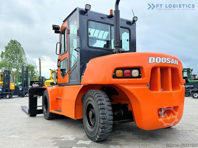 Four-wheel forklift DOOSAN 70 / DUPLEX / FORK 2500MM / POSITIONER