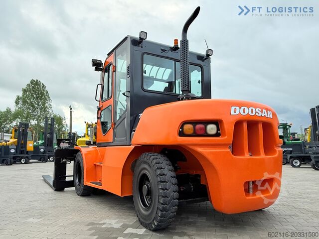 Four-wheel forklift DOOSAN 70 / DUPLEX / FORK 2500MM / POSITIONER