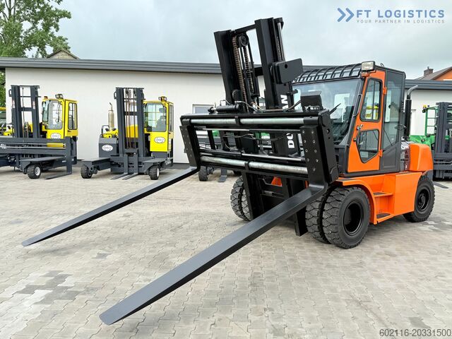 Four-wheel forklift DOOSAN 70 / DUPLEX / FORK 2500MM / POSITIONER