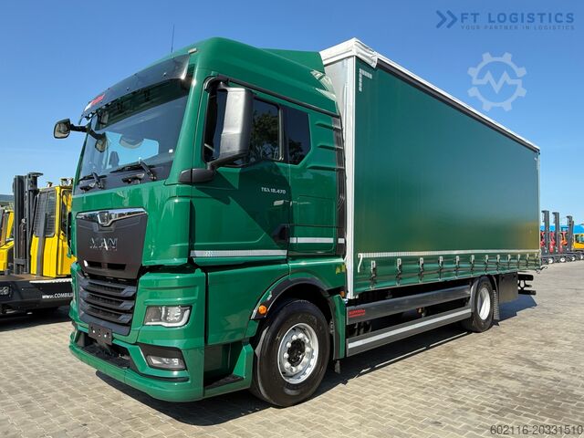 Lastbil med presenning MAN 18.470 / 19 PALLETS / NEW MODEL