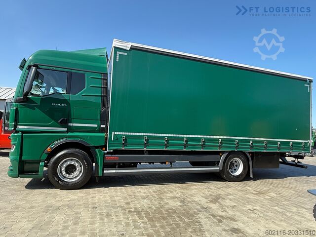 Lastbil med presenning MAN 18.470 / 19 PALLETS / NEW MODEL
