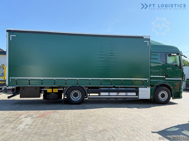 Lastbil med presenning MAN 18.470 / 19 PALLETS / NEW MODEL