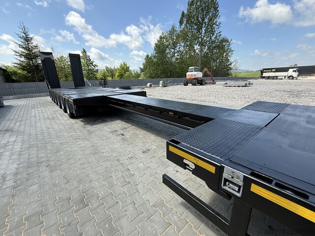 Lav-seng sættevogn til transport af entreprenørmaskiner FAYMONVILLE FAYMONVILLE STZ-6WAU – 6 AXLES – 92.2GVW
