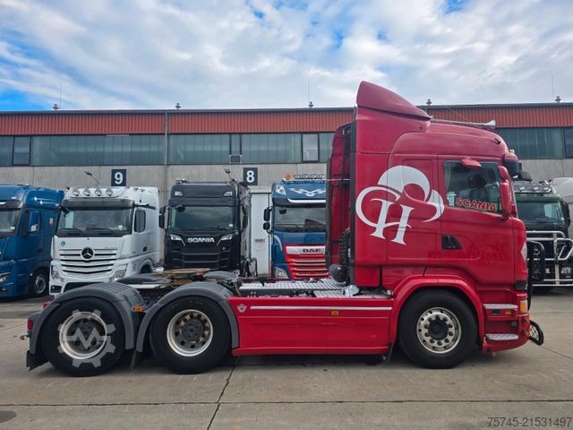 Standarta vilcējs SCANIA R 580 * V8 * KIPP * STANDKLIMA *  90T ZUGLAST *