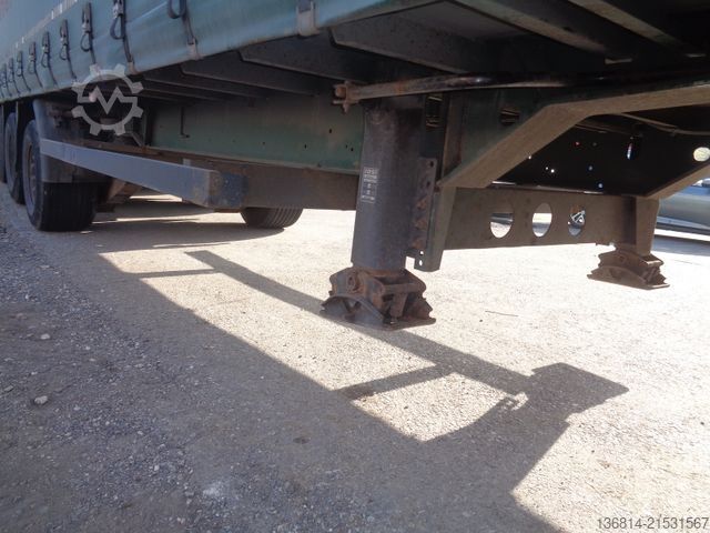 Auflieger mit Pritsche & Plane KÖGEL S24-1 Mega 435/50 R19,5 Liftachse SAF