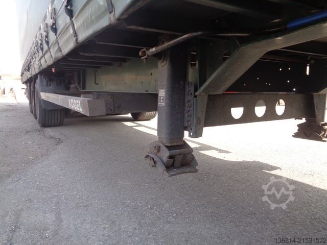 Auflieger mit Pritsche & Plane KÖGEL S24-1 Mega 435/50 R19,5 Liftachse SAF