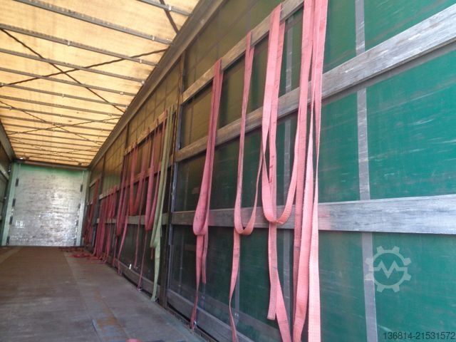 Auflieger mit Pritsche & Plane KÖGEL S24-1 Mega 435/50 R19,5 Liftachse SAF