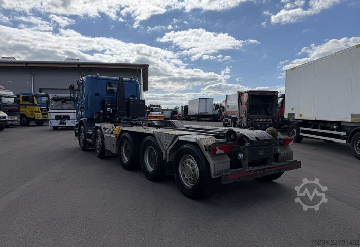 রোল-অফ টিপার ট্রাক Scania G 490 LB 10x4 Hakengerät / Swiss-Vehicle