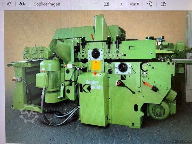 Cepillo Kupfermühle / Grenzebach VUIN-PLUS K