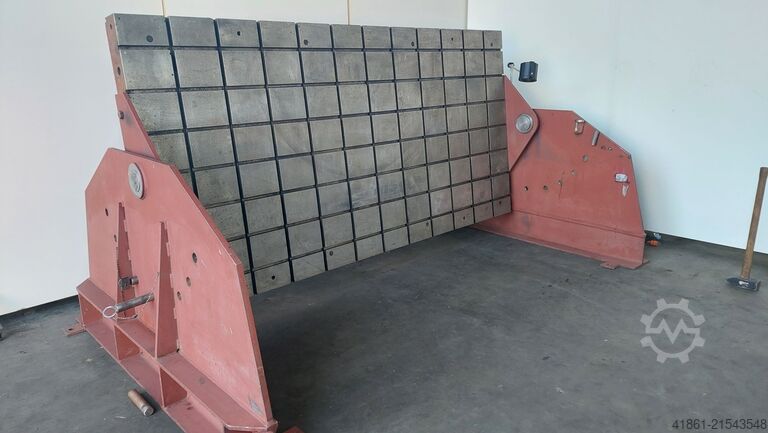 Zwenkbare T-sleufplaat + onderstel UNBEKANNT 3000 x 1500