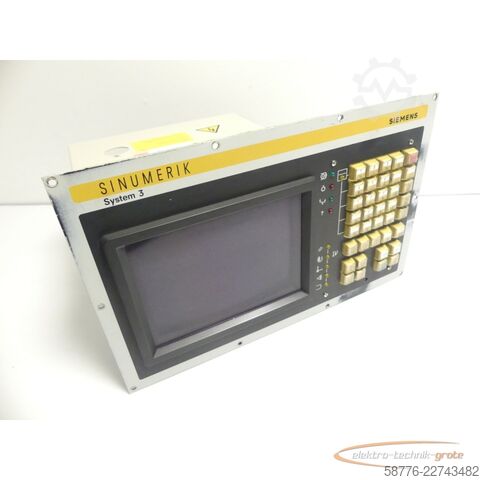 Komponens Siemens SINUMERIK 548 025.9015.04 System 3 Bedientafel + Steuerung SN A1452596