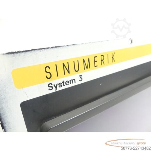 Komponens Siemens SINUMERIK 548 025.9015.04 System 3 Bedientafel + Steuerung SN A1452596