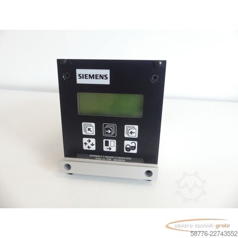 عنصر Siemens SITRANS F C MASS 6000 FDK:083H0204 SN 134835N324