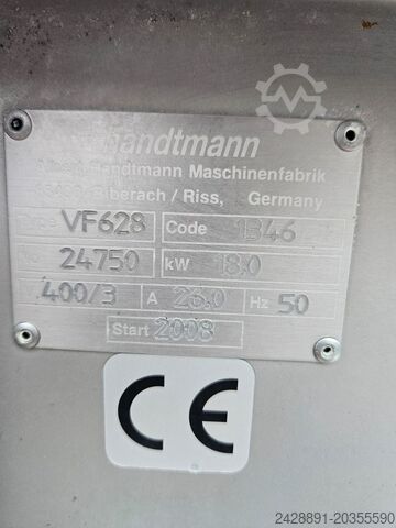 Vacuum stuffer with a wolf Handtmann VF 628